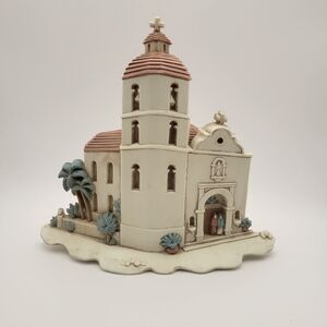 Plaque Mission Burwood Wall Hanger Plastic Church Southwest Decor 3291-1A USA